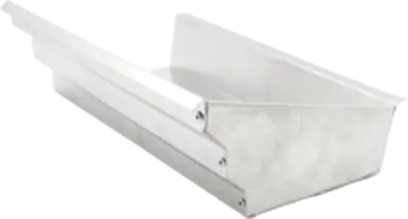 Calhas de chuva modelos moldura e americana - Nacional Metais