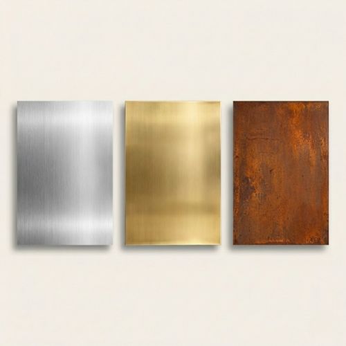 Chapas ACM com acabamento metálico