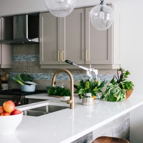 Coifa de cozinha em aço inox